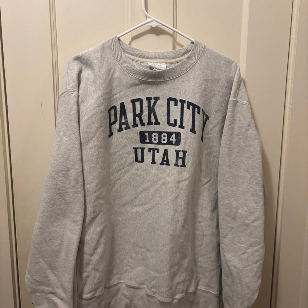 Champion Park City‎ Utah crewneck sweatshirt reverse weave xl